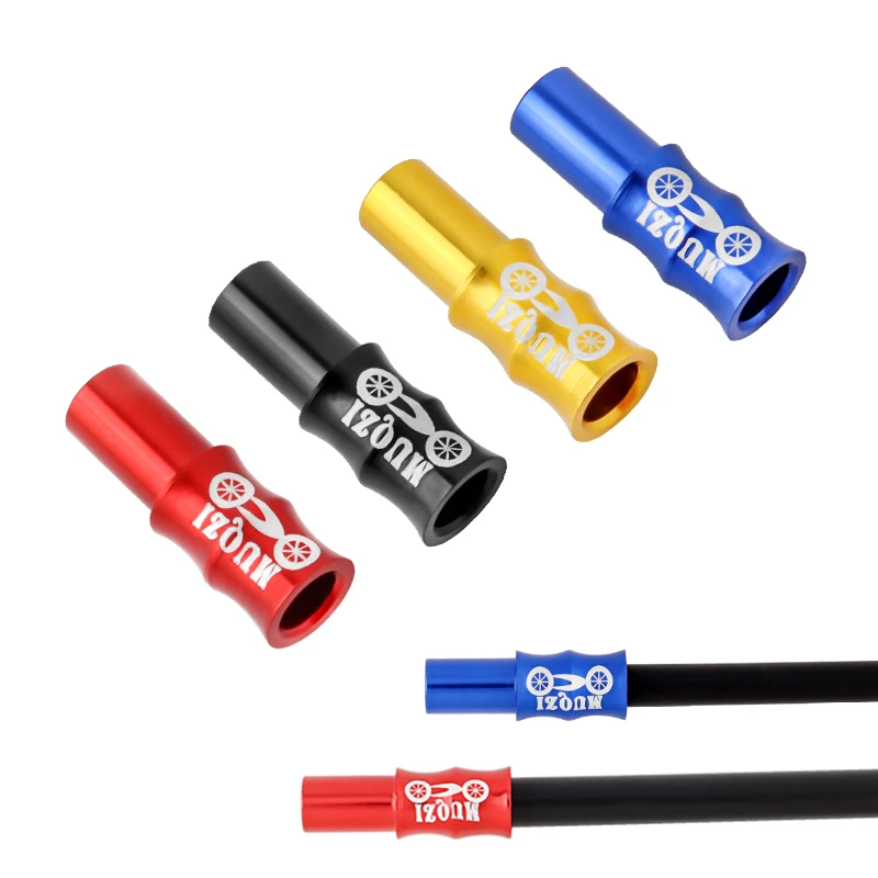 MUQZI Bike Cable End Caps 4mm 5mm MTB Road Bicycle Cable Caps Brake Shift Cable End Cap Wire Tube Plugs