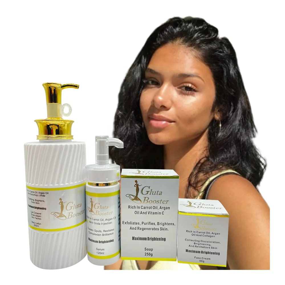 Gluta Booster Non-Irritating Moisturizing Reduce Hyperpigmentation Prevention of Aging Body Set Correcting Discoloration Radiant