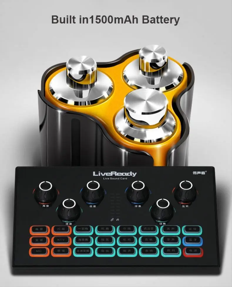 Хорошее качество Прямая трансляция звуковая карта стример для телефона