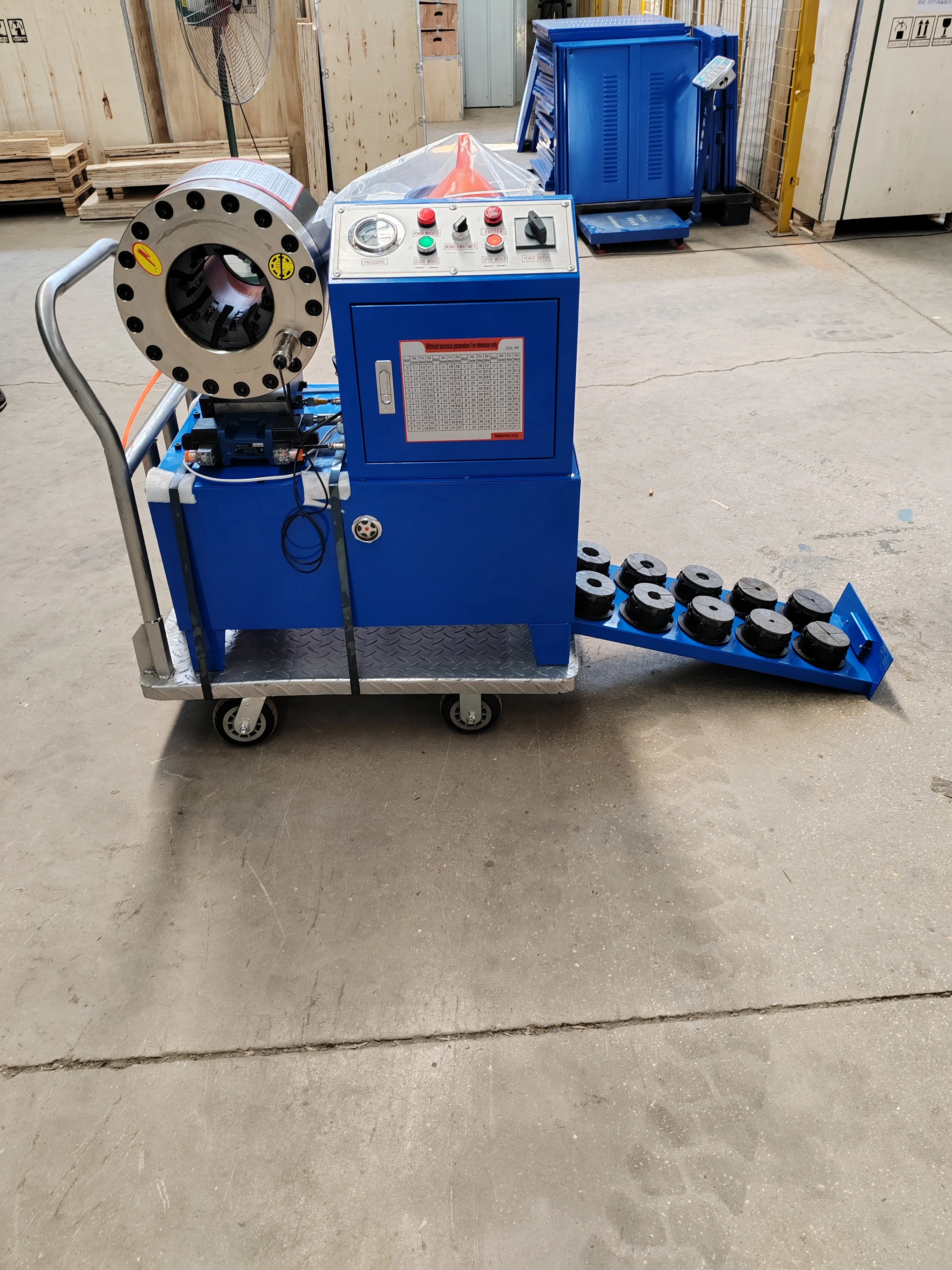 Factory Cost Price 2 Inch Hose Swaging Machine Hydraulic Hose Crimper/Crimping Machine Finn-power hose crimping machine