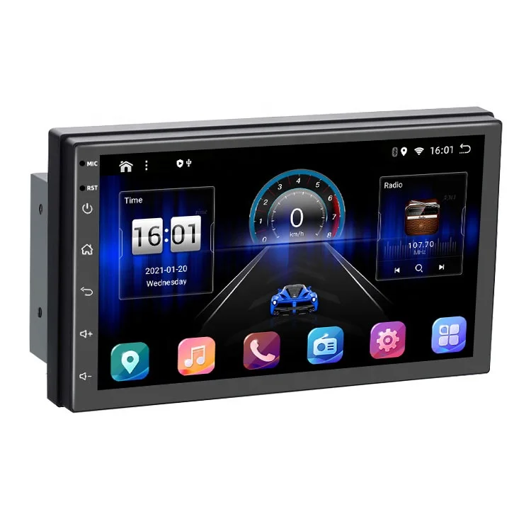 Hot sale 7inch 2+32GB 2 Din Carplay GPS touch Screen Autoradio WiFi DSP BT FM AM RDS USB car dvd player