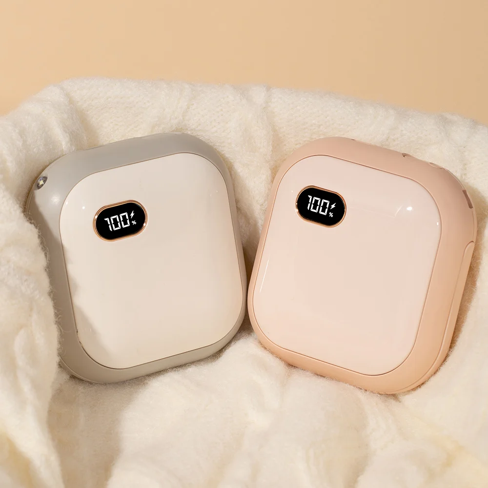 New  2 In 1 USB Hand Warmer Power Bank Rechargeable Electric Portable Electric Mini Reusable  Hand Warmer Power Supply 5000mAh