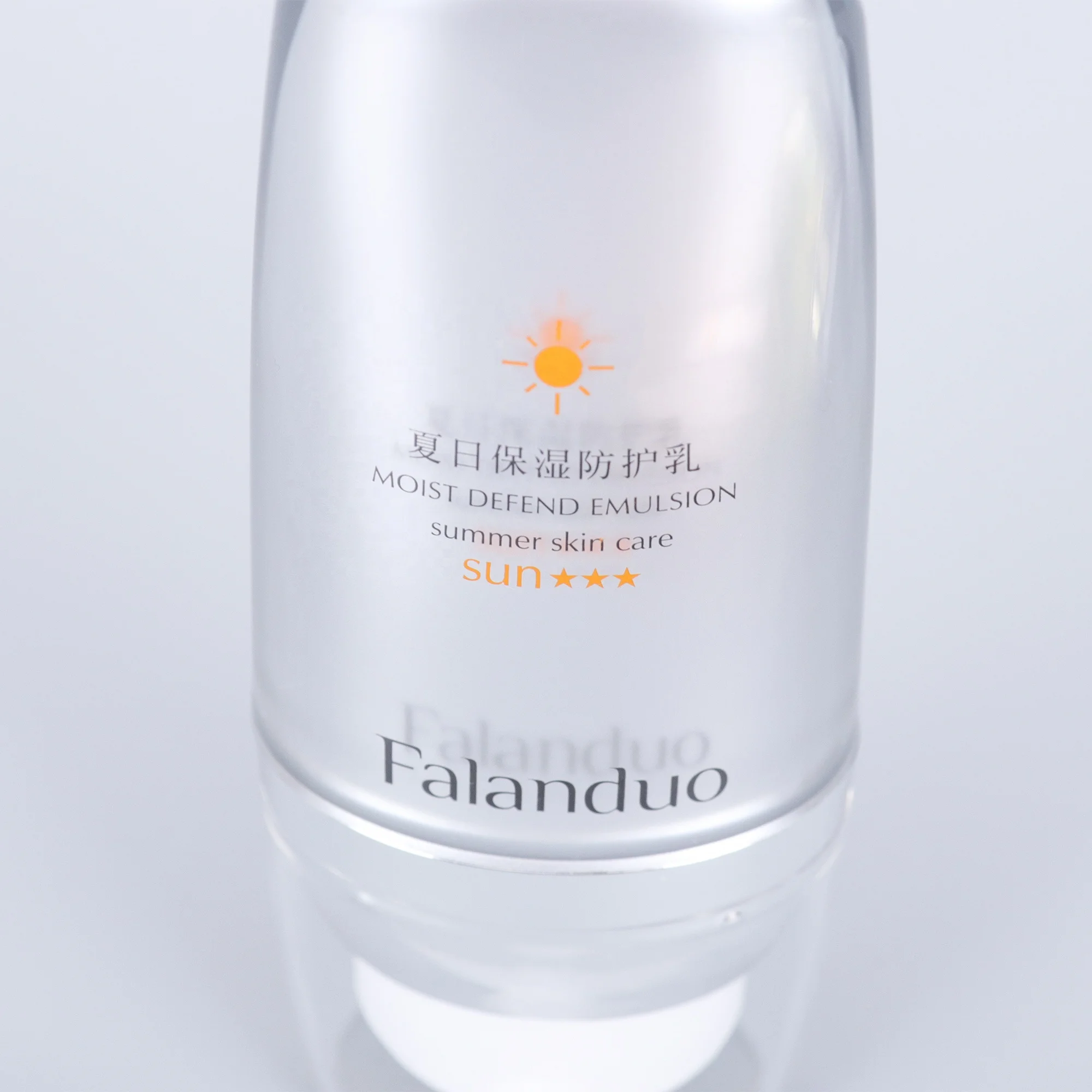 cosmetic plastic airless bottle with pump for BB cream