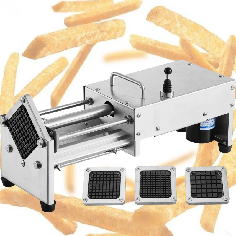Factory Direct 7/10/14mm Cutting Size Electric Automatic Small Scale Potato Chips Making Machine