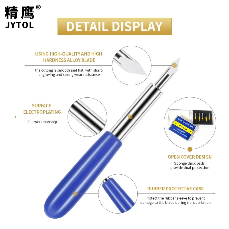 Roland Cutting Blades 30/45/60 Degree Vinyl Cutter Plotter Replacement Blades sticker plotter blade Factory supply