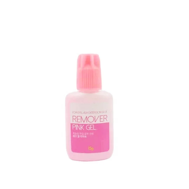 Professional Quick-drying Pink Bottle 15ml Korean Eyelash Glue Remover