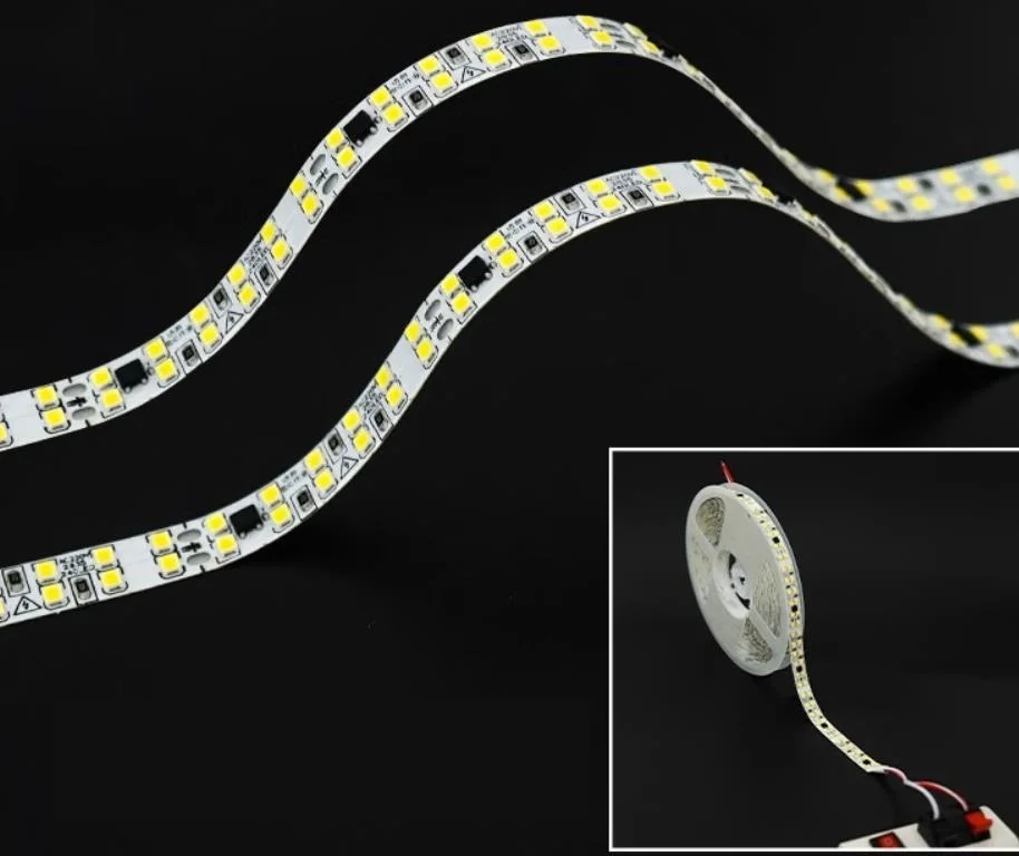 LED Profile 2Lines SMD2835 240 LEDs 220V