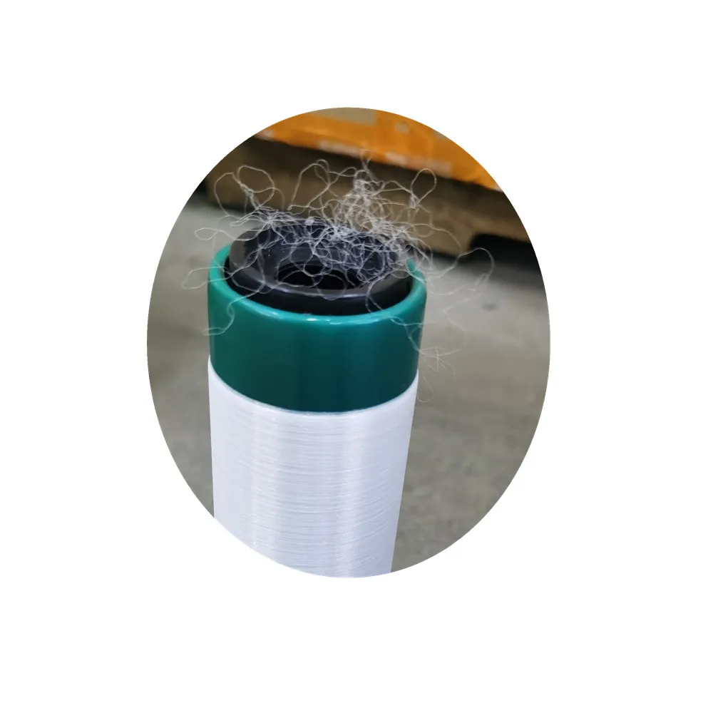 100% polyester 10D DTY textured thread semi dull monofilament yarn for warping knitting