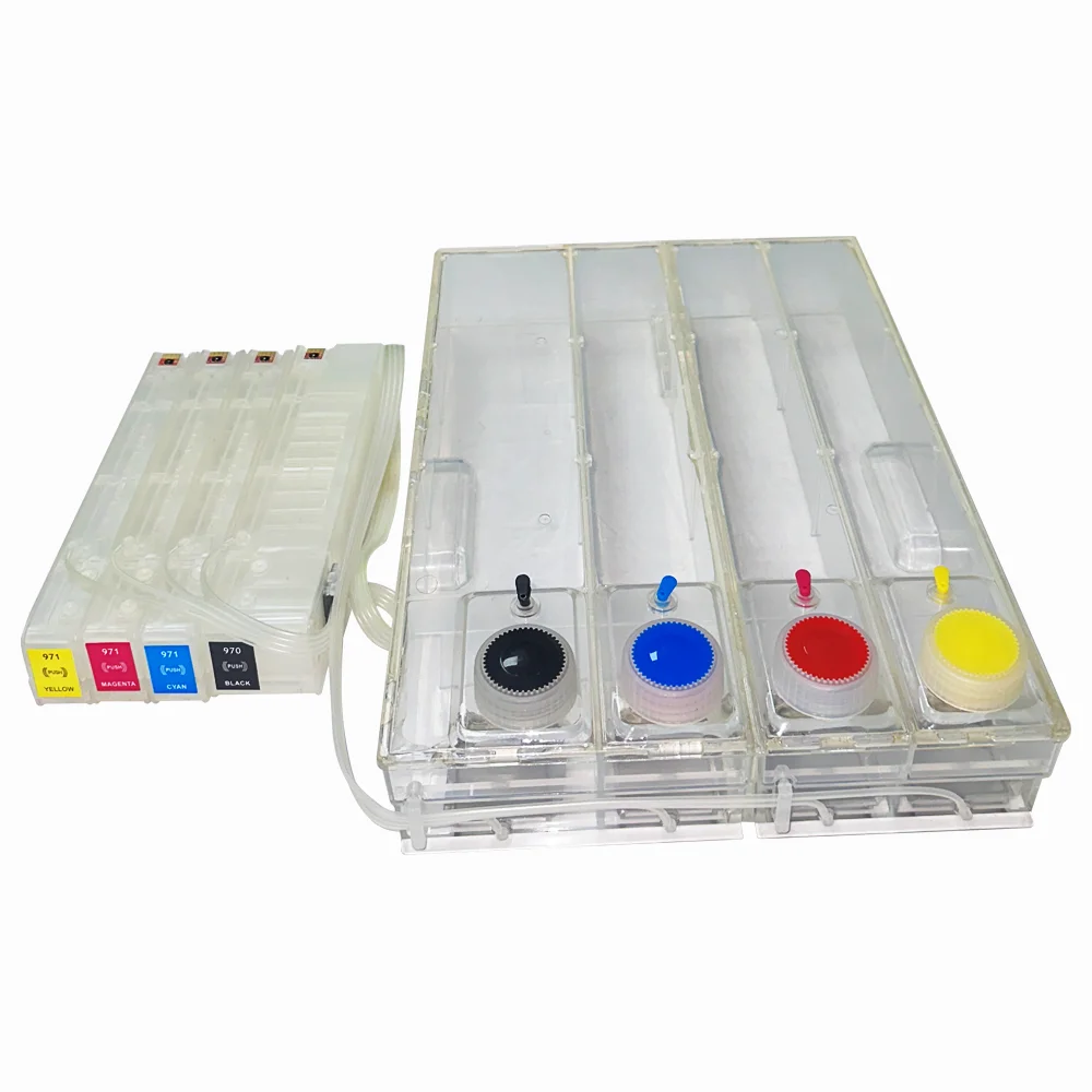 Wel-Try for HP970 CISS arc Chip Compatible with HP Inkjet Printer for hp970/971 ciss 451/476/576 printer with Permanent Arc chip