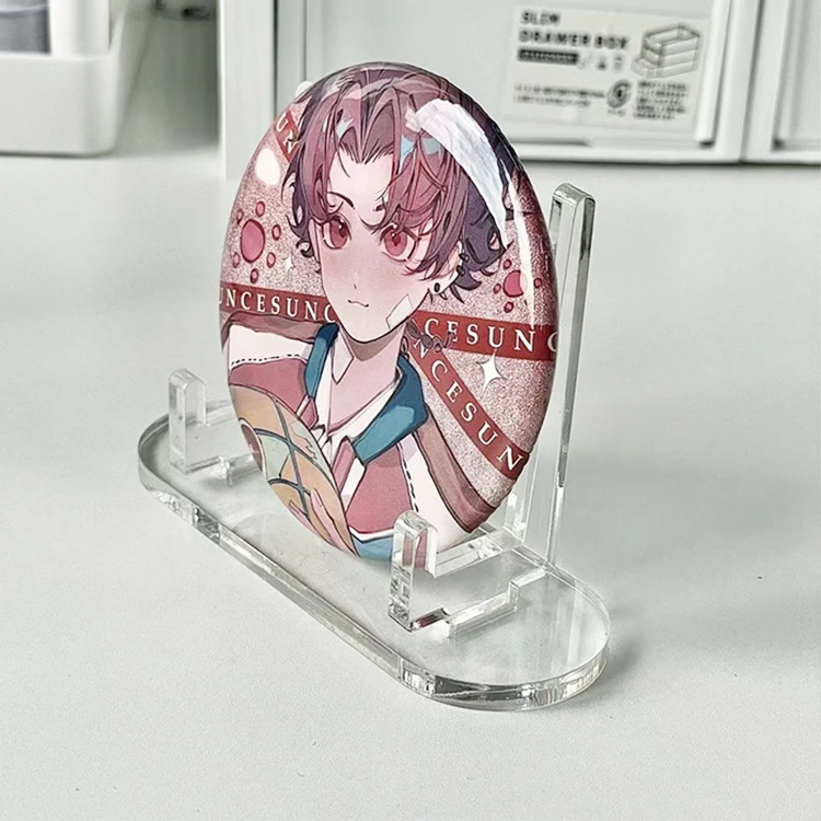 Single-Tier Acrylic Book Display Easel for Magazine Comic Phone Tablet Holder or Book Stands