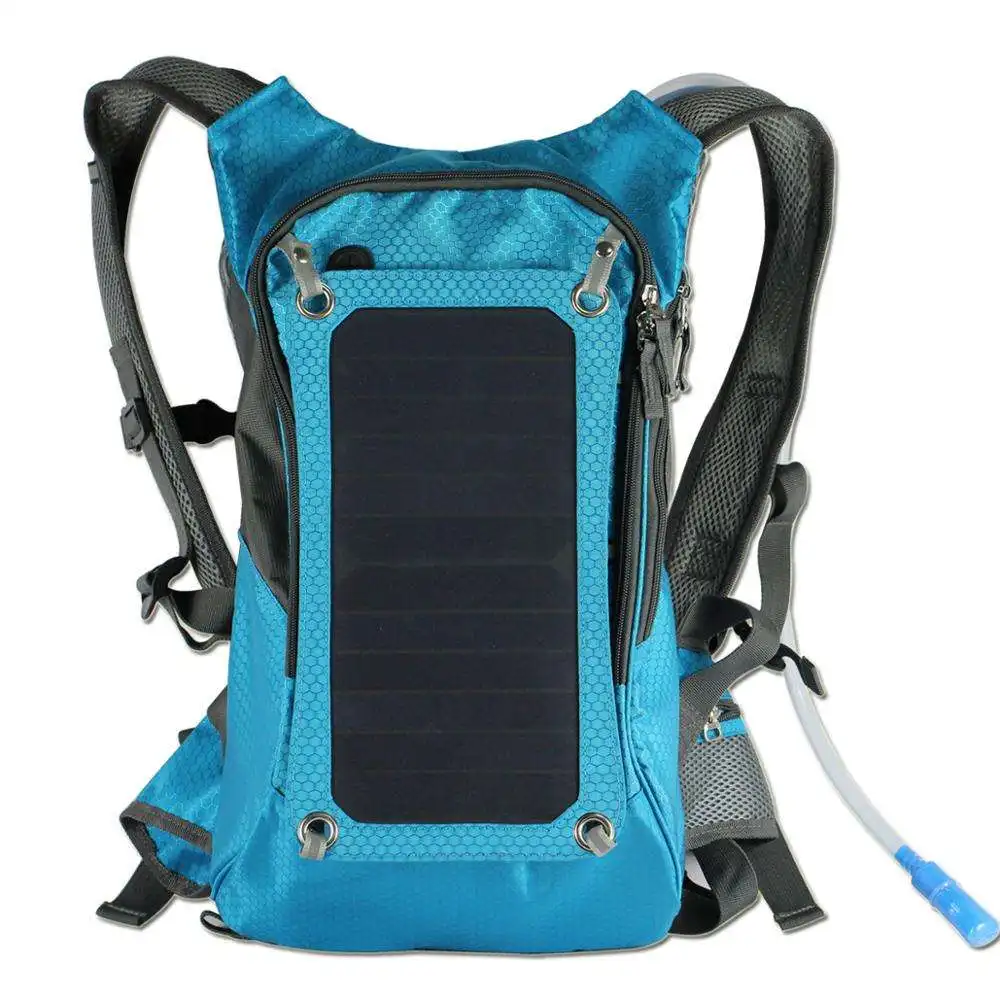 Solar Backpack Charger Water Resistant Solar Panel for Smartphones USB Charging Solar Backpack