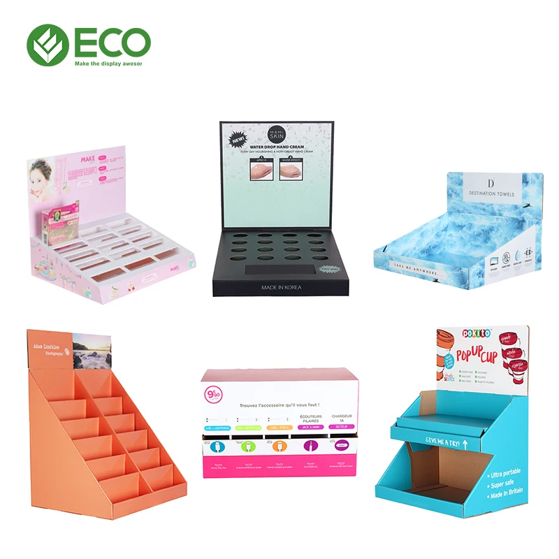 ECO Custom Christmas Display Rack Fireplace Cardboard Display Stand Fireplace From the Cardboard Box