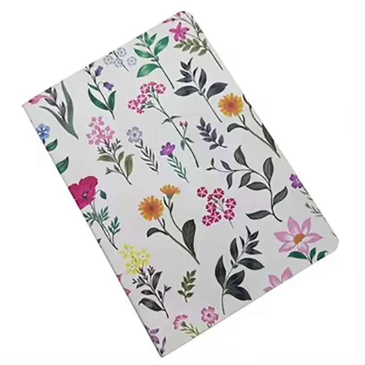 Custom Wholesale Floral Sublimation A4 A5 Hard Cover School Paper Lined Journal Notebook