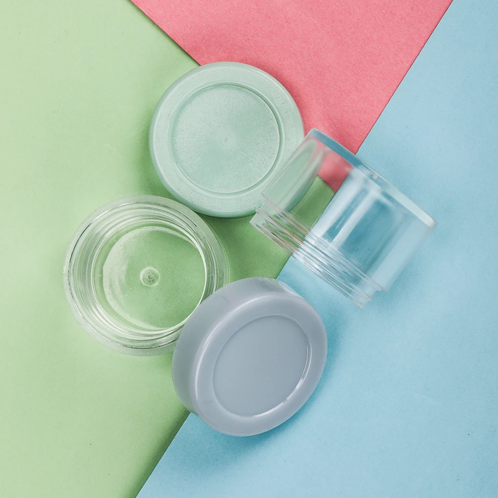 Hengsheng factory custom small plastic cream packaging cheap  clear jar 15g