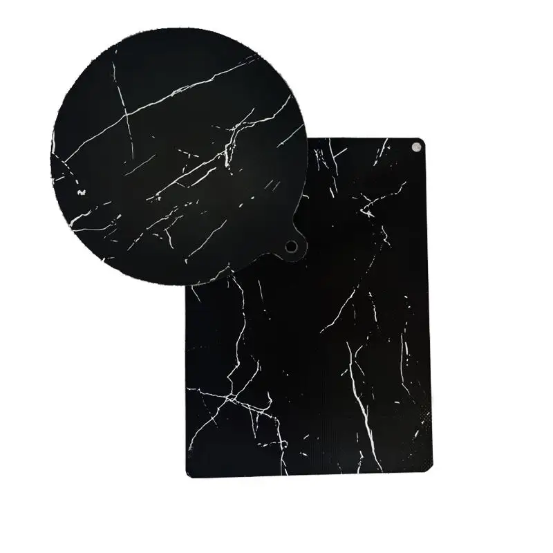 Heating protection Oil proof clean heat insulation mat Marble silica gel ultra-thin induction cooker mat