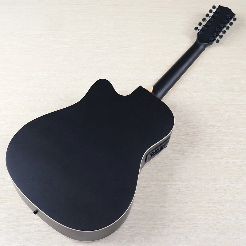 Factory wholesale price  music 41 inch acoustic guitar 12 string acoustic guitarra spruce top sapele back