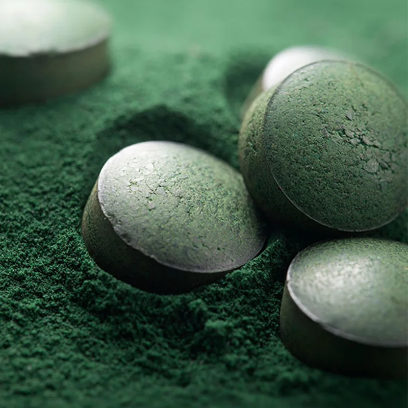 Bluetec Factory Supply Organic 100% Pure Natural Spirulina Tablets Spirulina Powder Capsule Organic Spirulina