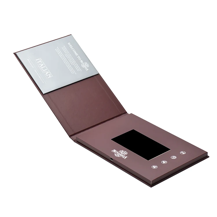 
7 Inch Lcd Card Invitation Touch Screen Video Card Brochure Wifi Android For Promotion 