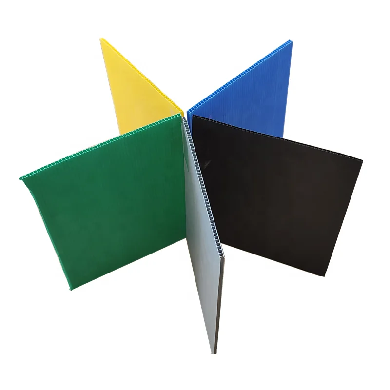 Wholesale Price 4x8 Honeycomb Polion Sheets Floor Covering Polypropylene Board Construction Formwork PP Corrugated Sheet