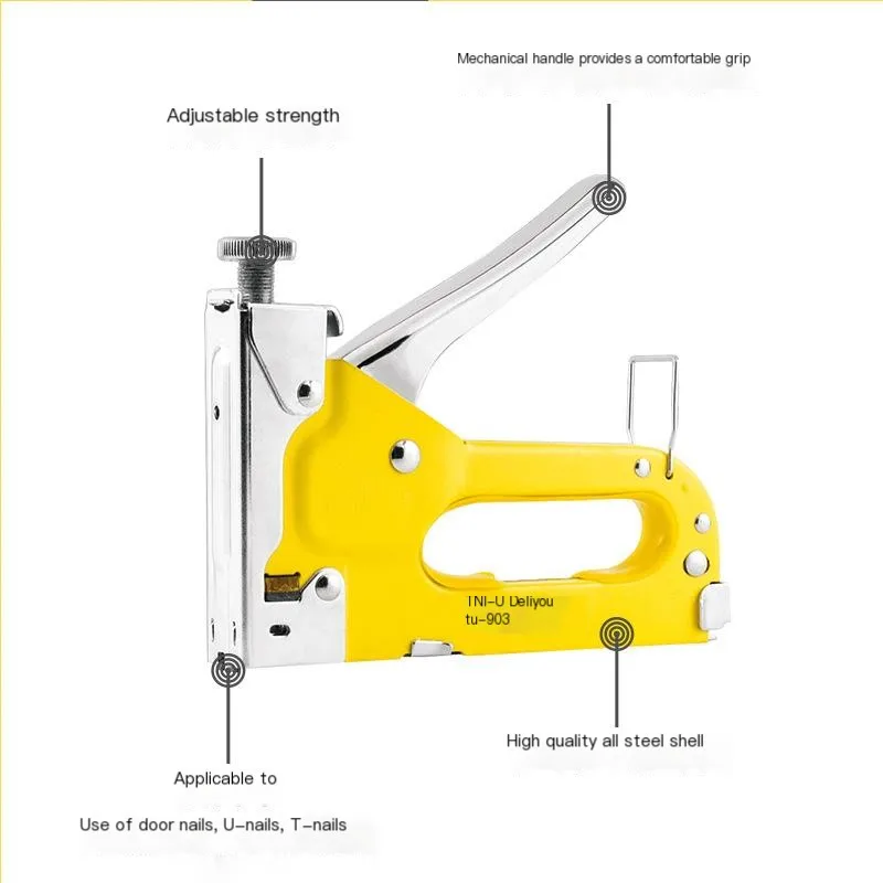 Multifunctional DIY Air Nail Gun Three-Purpose Manual Yard Tool