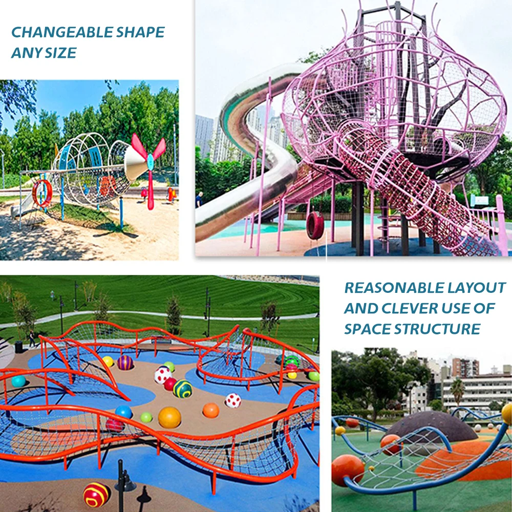 Children Outdoor Playground Cargo Net Climbing Equipment Climbing Net Play Ground
