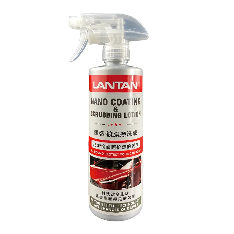 
LANTAN Wholesale Super Polymer Eco-friendly Waterless Car Wax & Wash Liquid Wax 