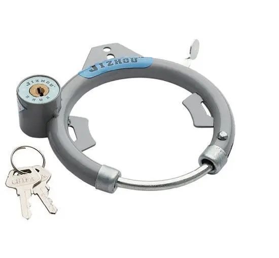 Creative Design Anti-iron Aluminum Alloy Steel Pipe Lock Safety Catch Frame Lock Bicycle Lock