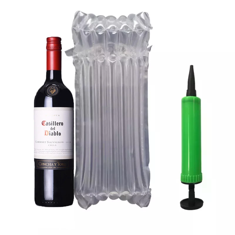 Fragile Bubble Cushion Plate Wine Bottle Inflatable Protective Air Column Cushion Bag Wrapping Roll Buffer Packaging