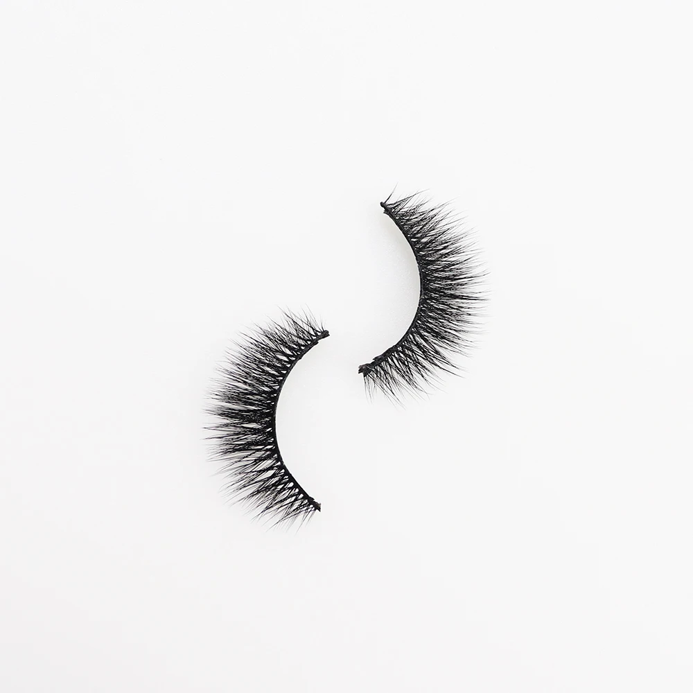 The Best-selling Lashes Custom Packaging Design Faux Mink Eyelashes Soft Flexible elastic Band Reusable Wispy Eye Lashes