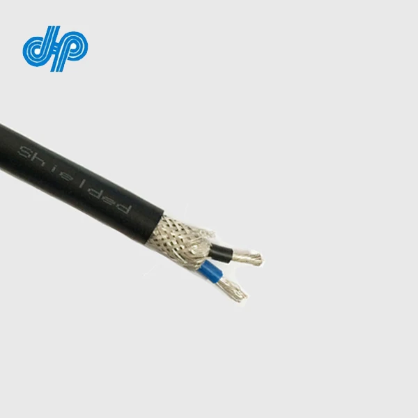 DC Shielded RRU Power Cable For 3G 4G 5G Telecommunication 4mm 6mm 8mm 10mm 16mm 2 core power cable 16mm blue and black