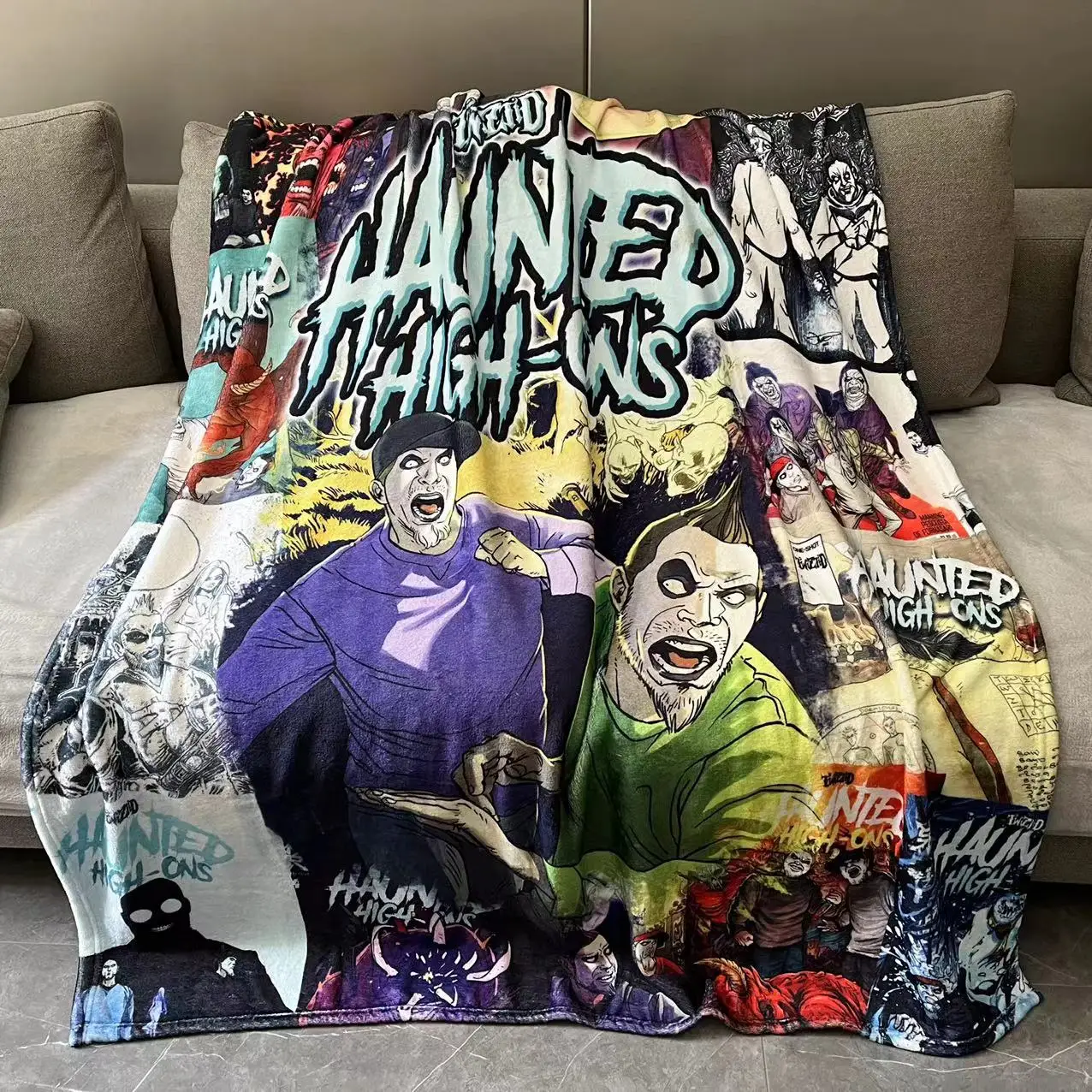 Custom Sherpa Throw Fleece Blanket quilt Flannel Woven Blanket TV Blanket Wholesale Drop Ship