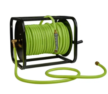 WHRS03 Portable manual garden water hose reel for Hybrid, PU and hybrid PVC garden hose