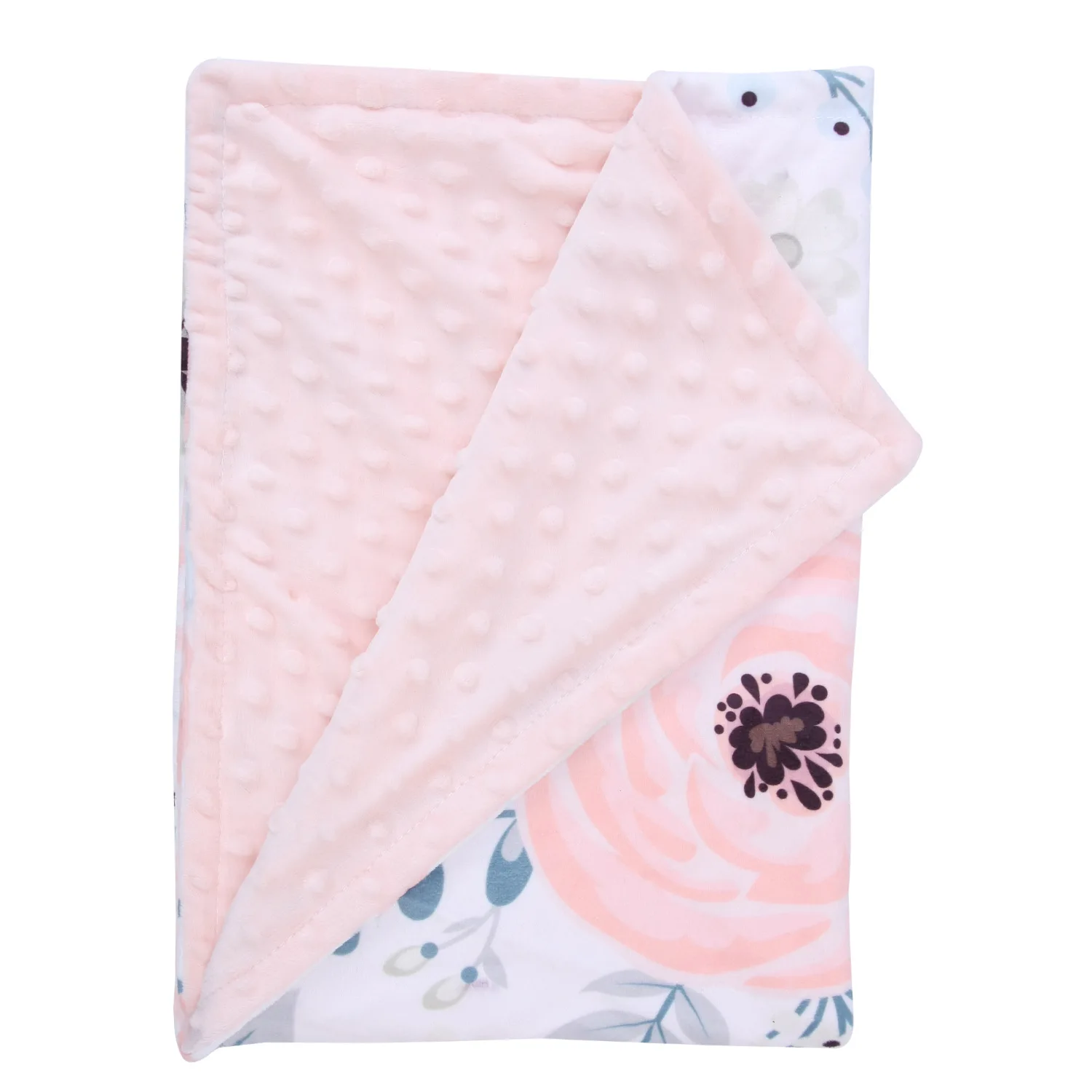 CPC Certification Best Selling Minky Dot Baby Blanket For Boys Girls Swaddling Newborn Soft Fleece Blanket Baby Crib Bedding