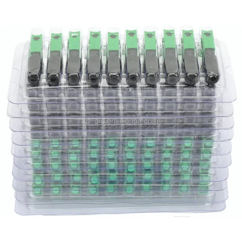 FTTH SC UPC Fiber Fast Connector For Drop Cable Fast SC/APC Thread Field Connector Waterproof Fast Push-pull Quick Connectors