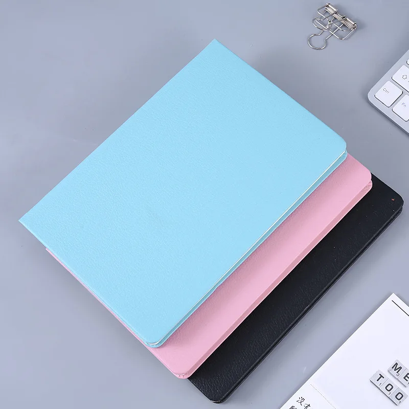 Custom cover A4/A5/B5/A6/A7 Notebook Thick Book Thickened pu leather Large Notepad Soft Diary school notebook