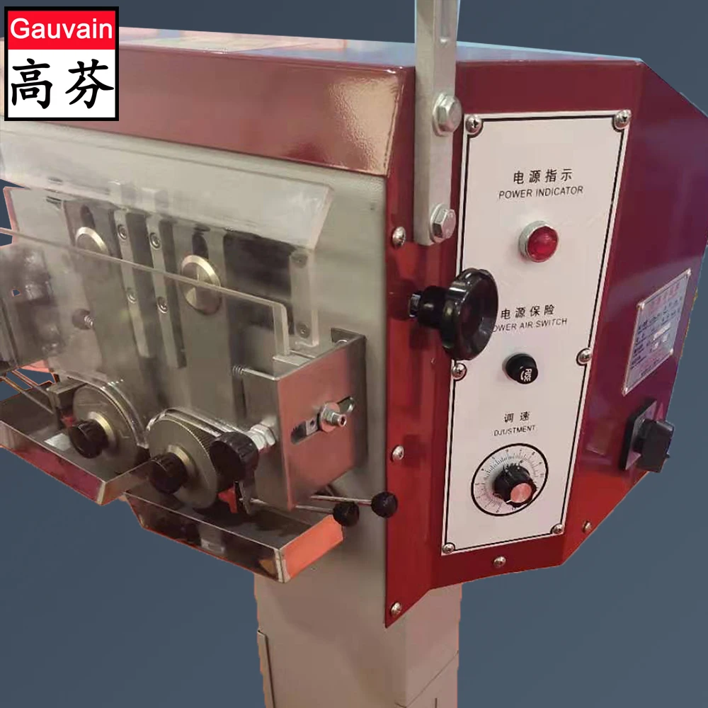 
Double-side electrical leather edge dyeing machine for Belt Bags 