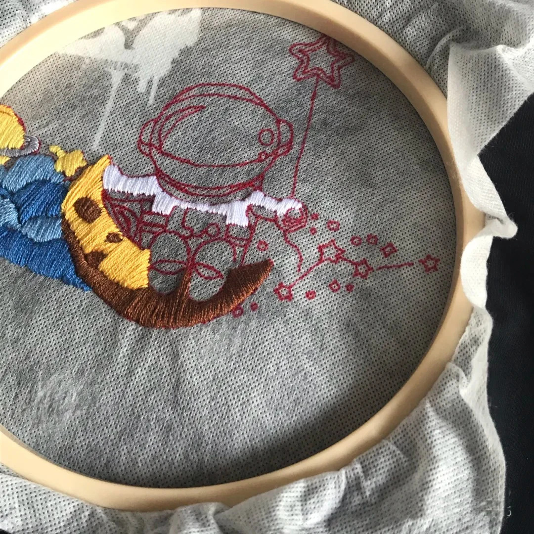 Custom cold and hot PVA water soluble non woven nonwoven fabric paper for embroidery backing stabilizer