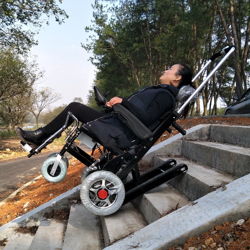 Manufacturers Stair Climbing Electric Foldable Rubber Track Climber Wheelchair Price In Pakistan