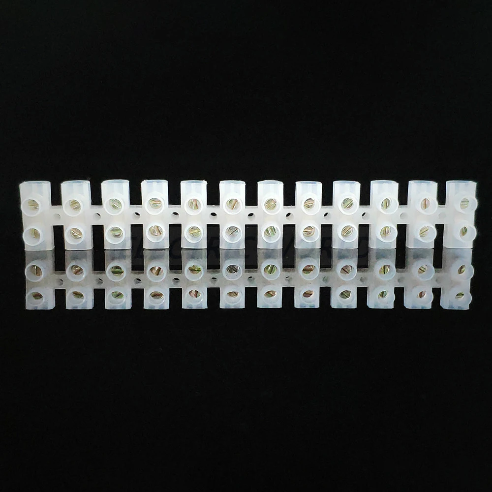 Cable Wire Connector 2/3 Positions Barrier Strip Block Terminal Plastic Electrical Connector Terminal Screw Terminal Block