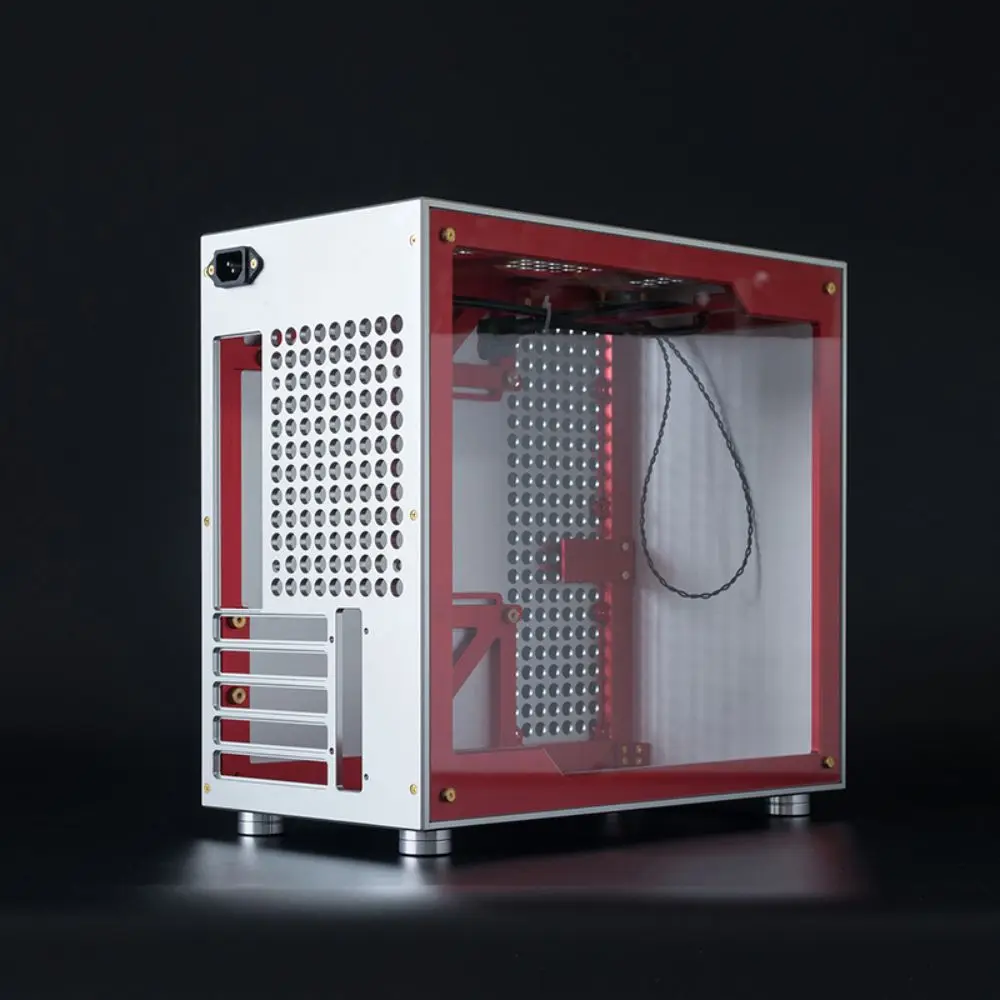 Custom Pc Micro Atx case Desktop Computer Transparent Front Panel with SFX
