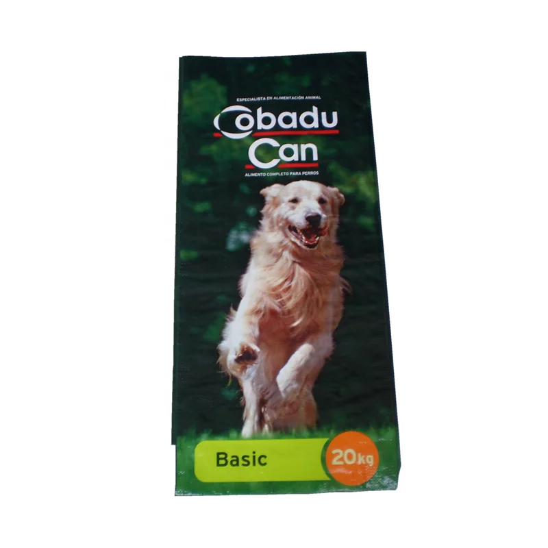 
bopp laminated PP woven horse feed bag 