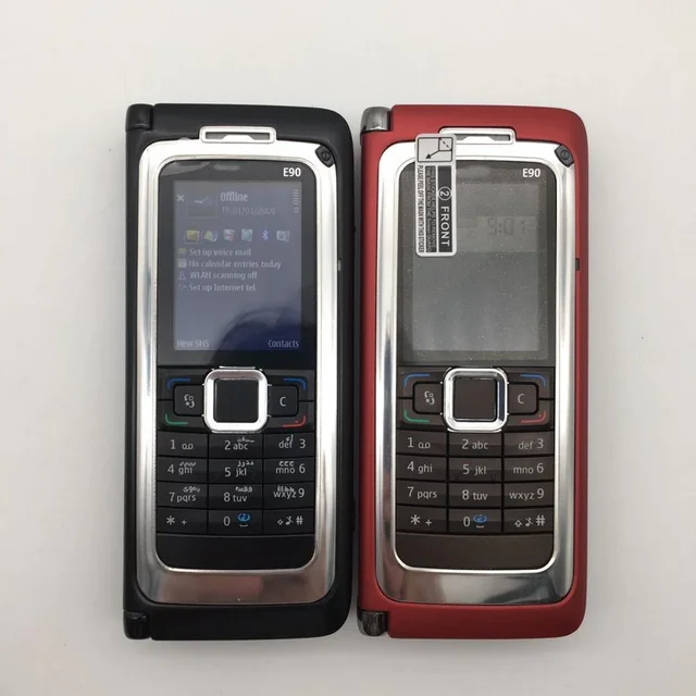 Business mobile phone original E90 unlocked cell phones 3G fold  phone