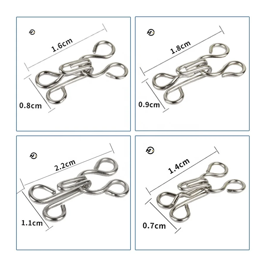 Factory Sale Directly Accessories Bra Metal Hook And Eye t