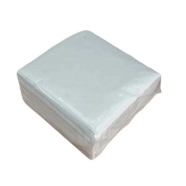 Custom Logo Disposable Virgin Pulp 2 Ply 1/4 Fold Bar Napkin Paper Napkin Tissue Printed