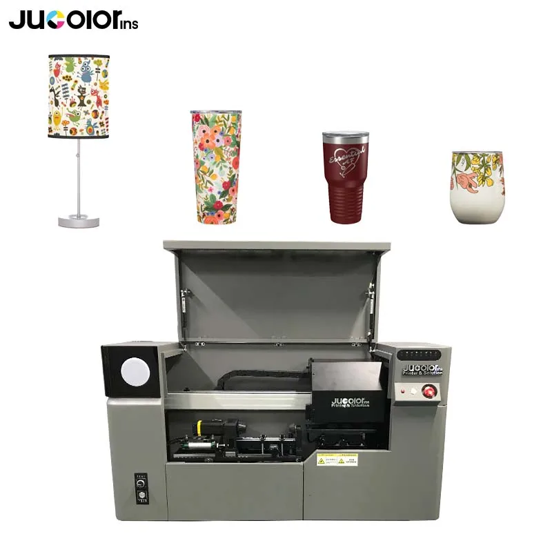 Jucolor высокоскоростной 360 вращающийся УФ-принтер для печати стаканов Yeti из нержавеющей стали