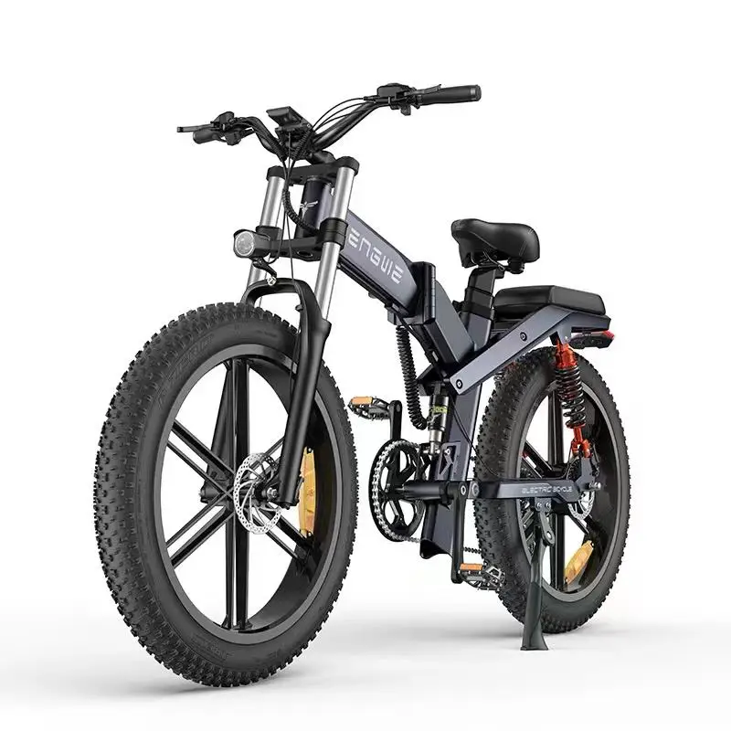 Лучший engwe велосипед X26 48V28Ah 1000 Вт 26 дюймов жира шины Go внедорожный Электрический на