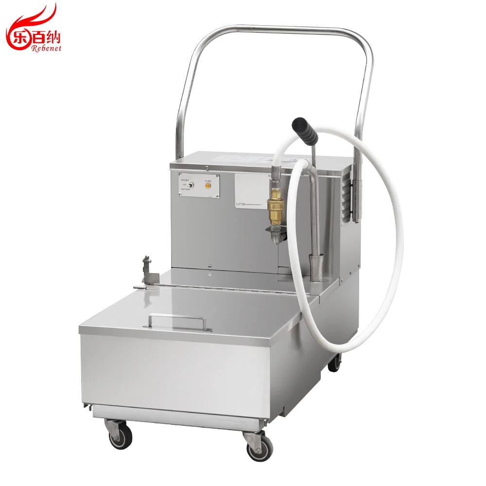 OF-85 Commercial Stainless Steel Electric Deep Fryer Oil Filter Machine for Kitchen Equipment