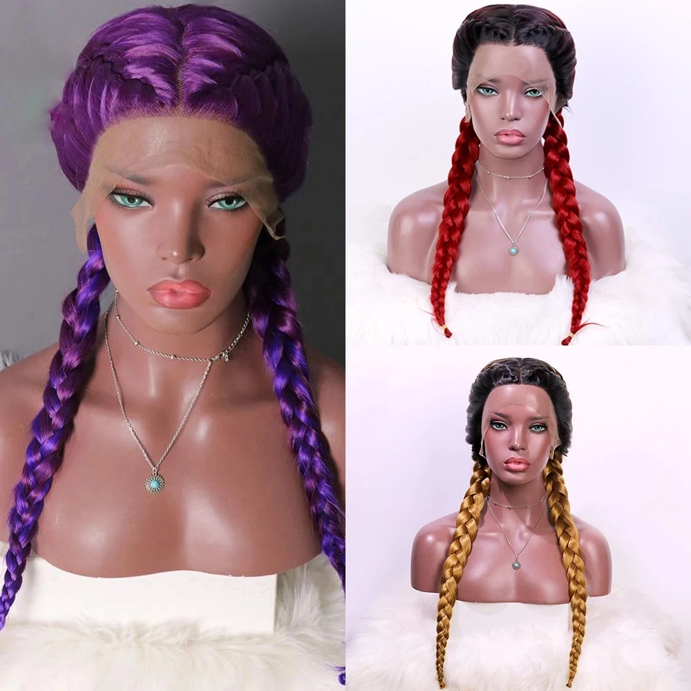 
JP factory direct 150% 180% density lace front braided wig,Brazilian human hair wigs,box braid lace wigs for women lace front 