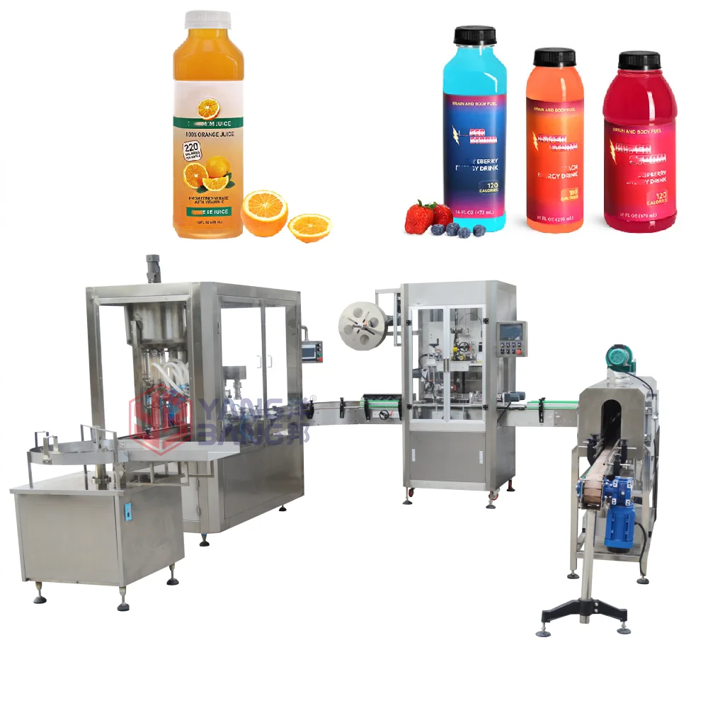 Complete Fruit Juice Production Line/Apple Juice Making Equipment/ 6 Heads Juice filling machine Price