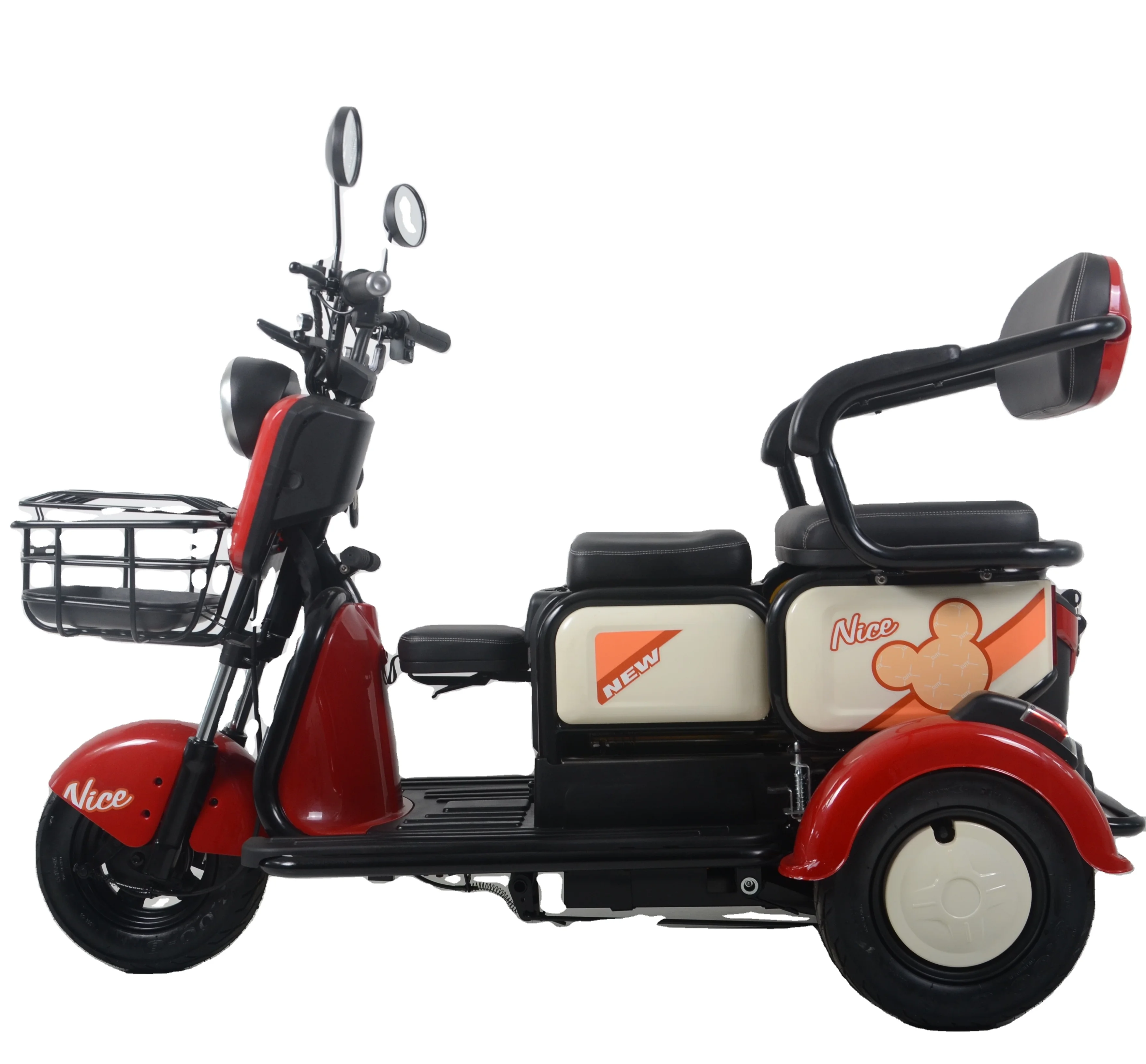 Hot Selling Folding Electric Tricycles 3 Wheel Electric Mobility for Adult Passenger Tricycles